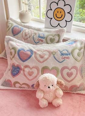 a类婴加厚保暖亲nhm11雪花绒四件套珊瑚绒床单母被套加肤绒床三上