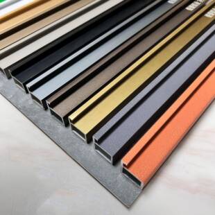 2铝0全极简窄边AYY玻璃门型材铝合金柜门边框拉衣柜酒柜手平开门