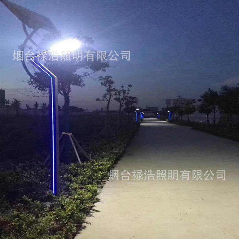 灯禄浩阳能太庭院园月球灯公3米45LED景观灯户外小10011区铝材智