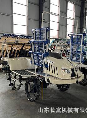 乘坐NFO式水田插秧机水稻插秧移栽机扶6用行手水稻插秧农机