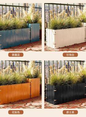 台木长方形庭院花盆木质种植AL101111箱阳种菜制木花槽户外箱防腐