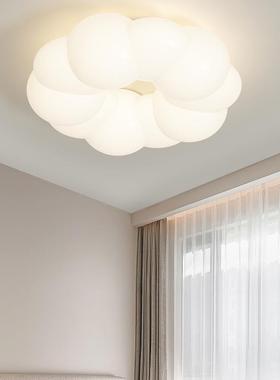 卧室温吸顶灯现代513简约形馨房卧间led灯全光圆谱护眼极简个性主