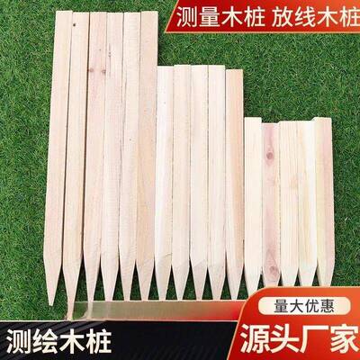 测绘点木桩测量木pxx83789桩工放样定桩测绘标志测量标桩志界勘察