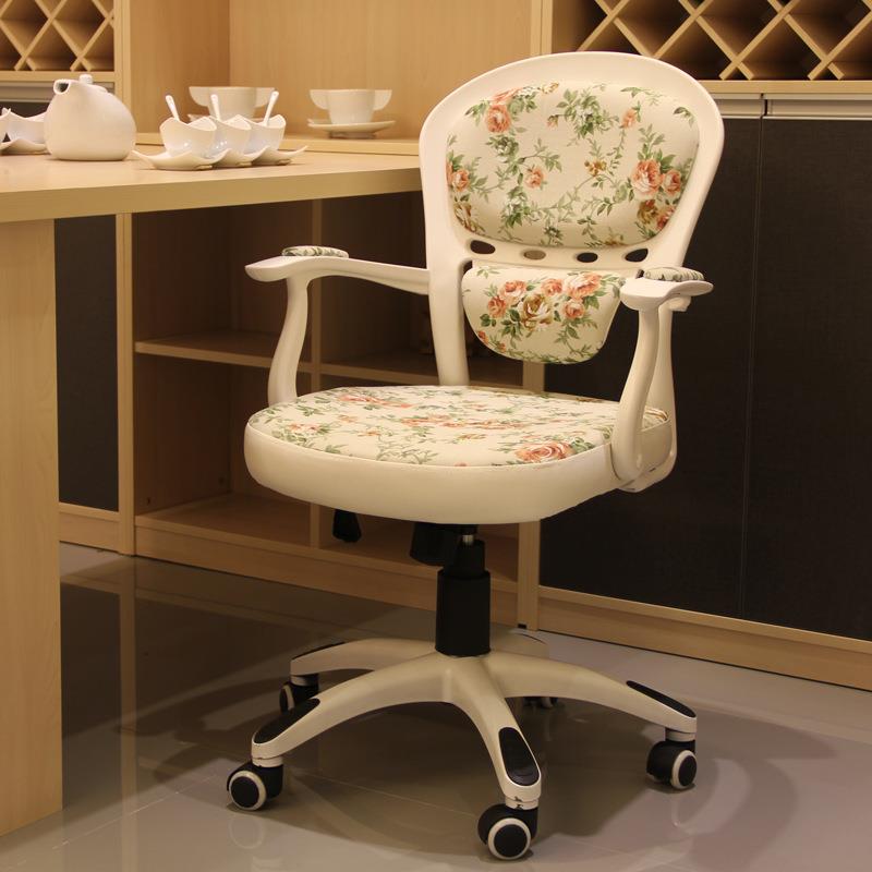 厂家供货电脑椅家用椅子办公椅欧式印花转椅儿童写字学生椅