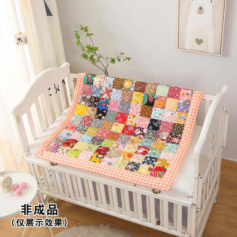 宝宝百家被1布料纯MH7719棉婴抱被diy手工0拼接包被0种花色不重复