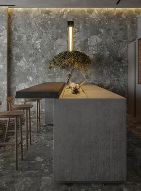 粉色颗粒水磨石瓷砖600滑1200客厅防地砖大颗粒仿卫生间墙砖x灰色