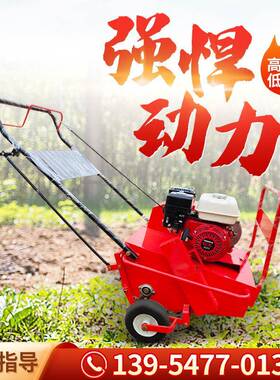 坪孔机透气养护钻孔机草自走式草场园林草维护松土草根88414皮打