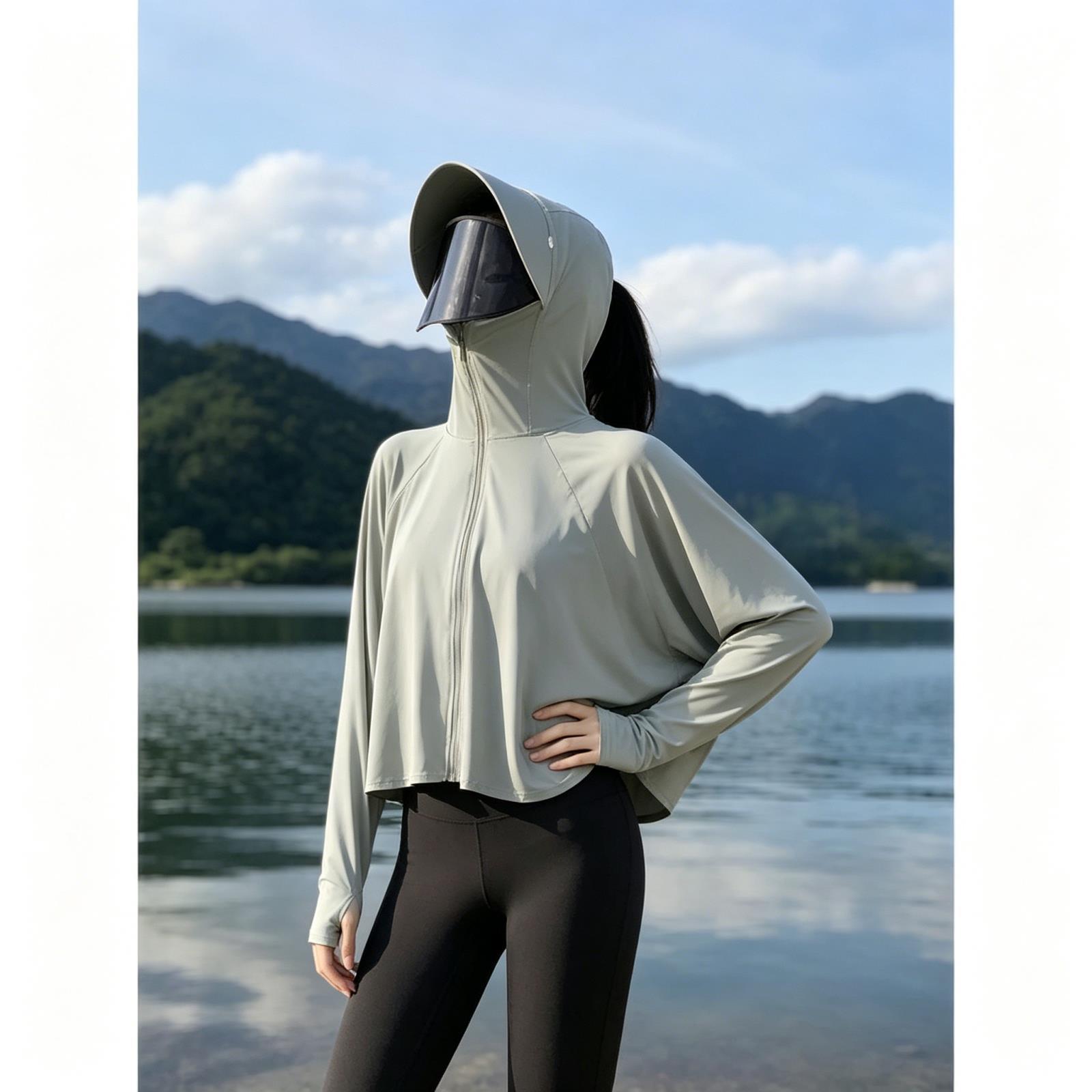 大帽檐防晒衣女夏季2026