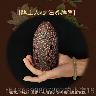 正品 云新十孔腔笔筒双奏损陶陨埙陨演陶笛勋陨土埙初学者古埙大全