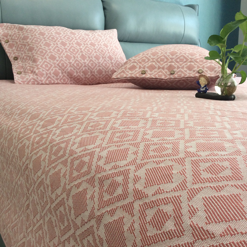 精品提花老粗布凉席纯棉双人床单加厚全棉加密四季床上用品三件套,床上用品,床单,淘宝优惠券,粉丝福利购,淘宝优惠卷