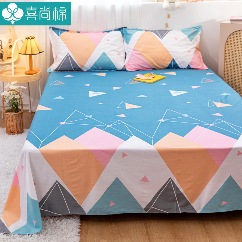 床单单件纯棉单双人被单1.2m1.5/1.8米床100%全棉布学生宿舍2*2.3,床上用品,床单,淘宝优惠券,粉丝福利购,淘宝优惠卷