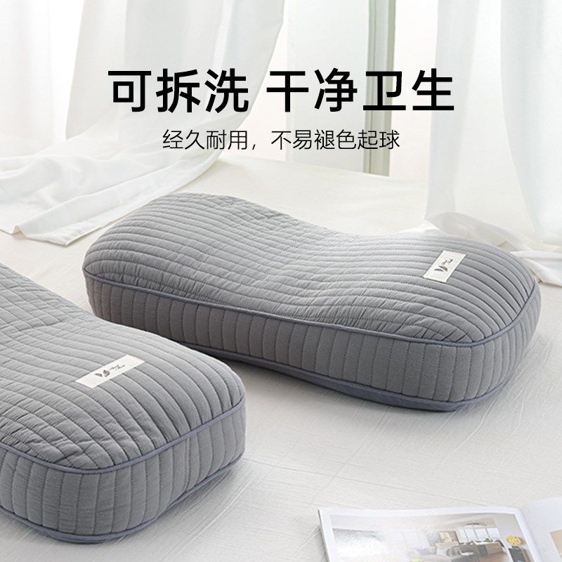 荞麦枕头护颈椎助睡眠单人一只装家用枕头芯一对枕头套和枕芯一套
