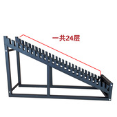 金属瓷砖展示架800陶瓷600石材墙砖展架落地式 高承重24层大容量