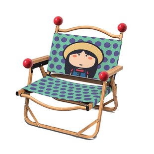 多巴胺阳台休闲椅户外露营克米特折叠椅便携式铝合金凳子沙滩桌椅