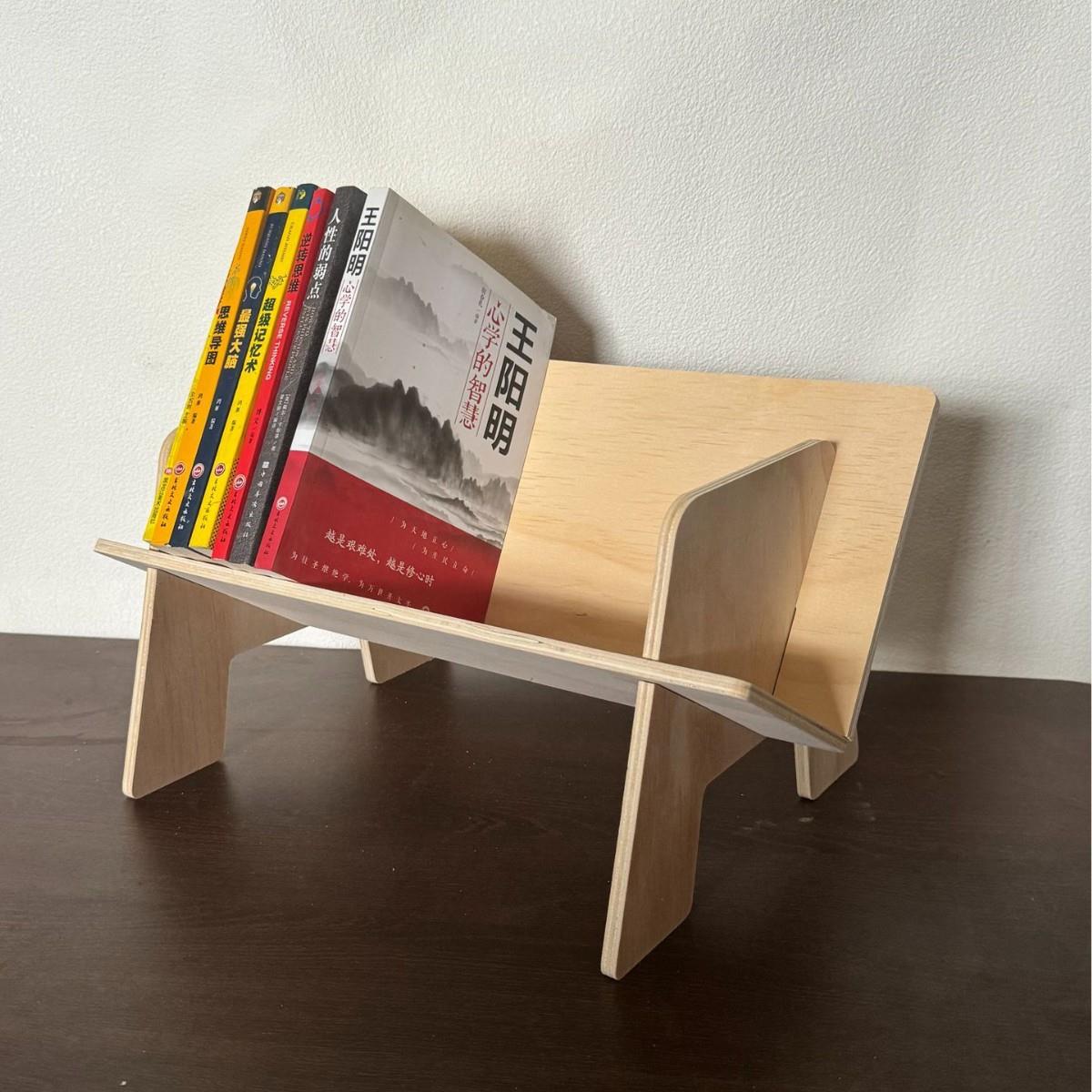 木制书架立体收纳架学生整理架办公室小架子杂志CD收纳架整理书架