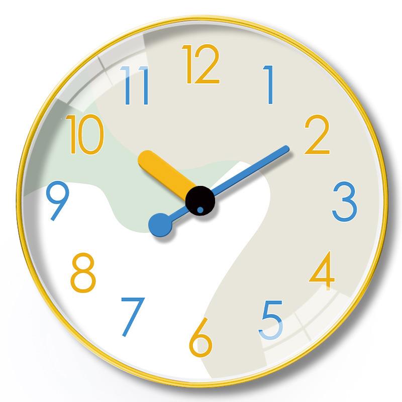 12英寸30cm简约北欧客厅时钟创意趣味卧室亚克力钟表石英钟挂钟