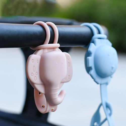 婴儿车牙胶奶嘴防掉链奶瓶链可调节悬挂玩具防丢绳链便携