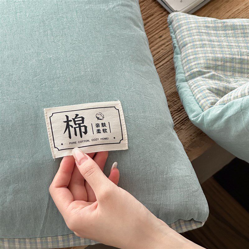 新款小清新全棉纯棉水洗棉多功能家用床上用品抱枕被办公室午睡被
