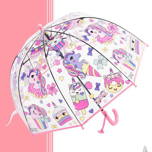 新品小汽车工程队透明儿童雨伞幼儿园创意可爱卡通宝宝学生男孩伞