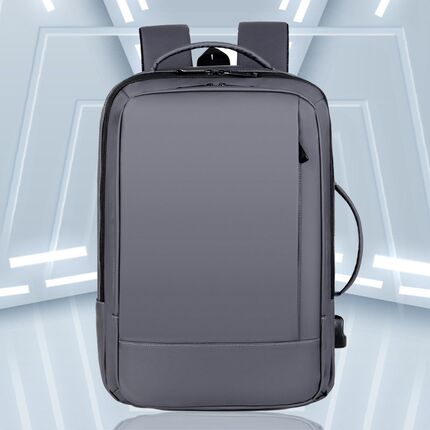 男式双肩包背包电脑包  2024学生笔记本可扩容大容量简约潮流书包