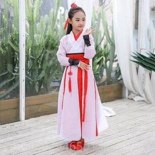 表演服 正品 武侠格风装 汉演代风格 年会节扇舞表服 古典舞服装