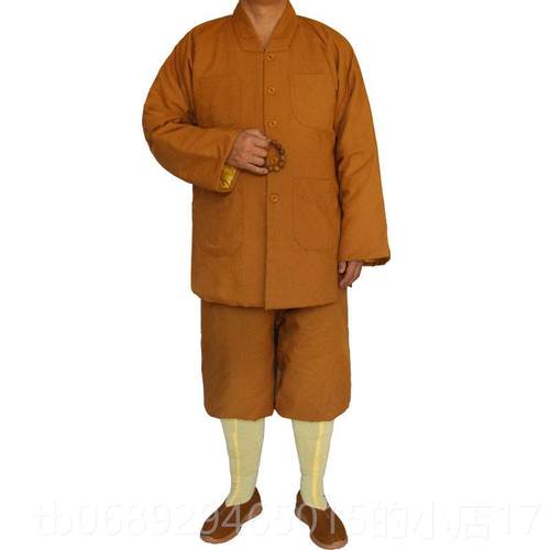 正品僧服短僧套套冬季厚保暖棉衣棉加袄男女侣僧人和尚衣服僧衣短