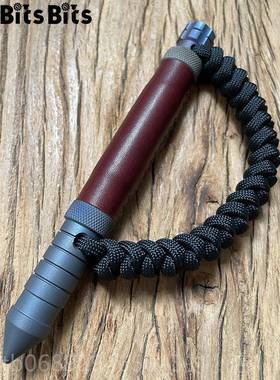 正品钛合金酷术棍edc撬棍掌棍古巴藤应急破窗棍按马伽卡利点穴短