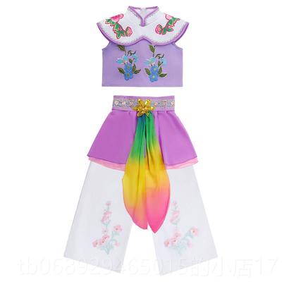 正品戏骨曲演出服小俏花旦表演服新款儿戏舞童蹈服京剧小红娘舞台