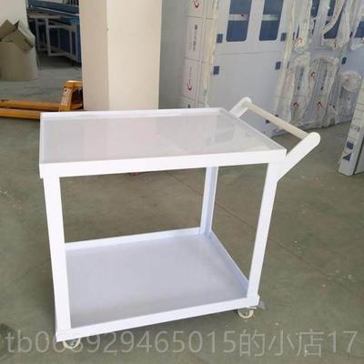 正品PP推车双层耐腐蚀试学剂车 实验室小推手车化品酸碱耐推拉工