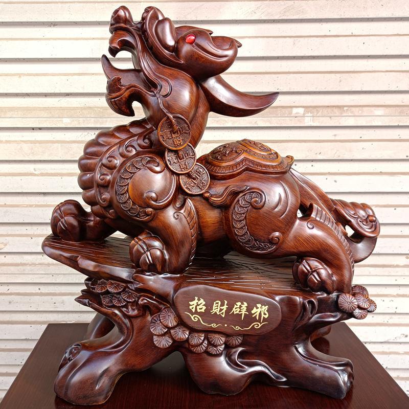 旺财碧邪 招财麒麟 貔貅 树脂工艺品风水摆件 开业装饰礼品
