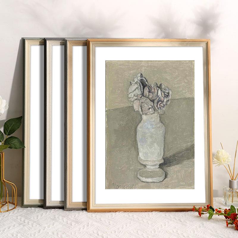 7L8K相框挂墙装饰画框装裱a4海报照片框12寸16 24外框4k8开大小20