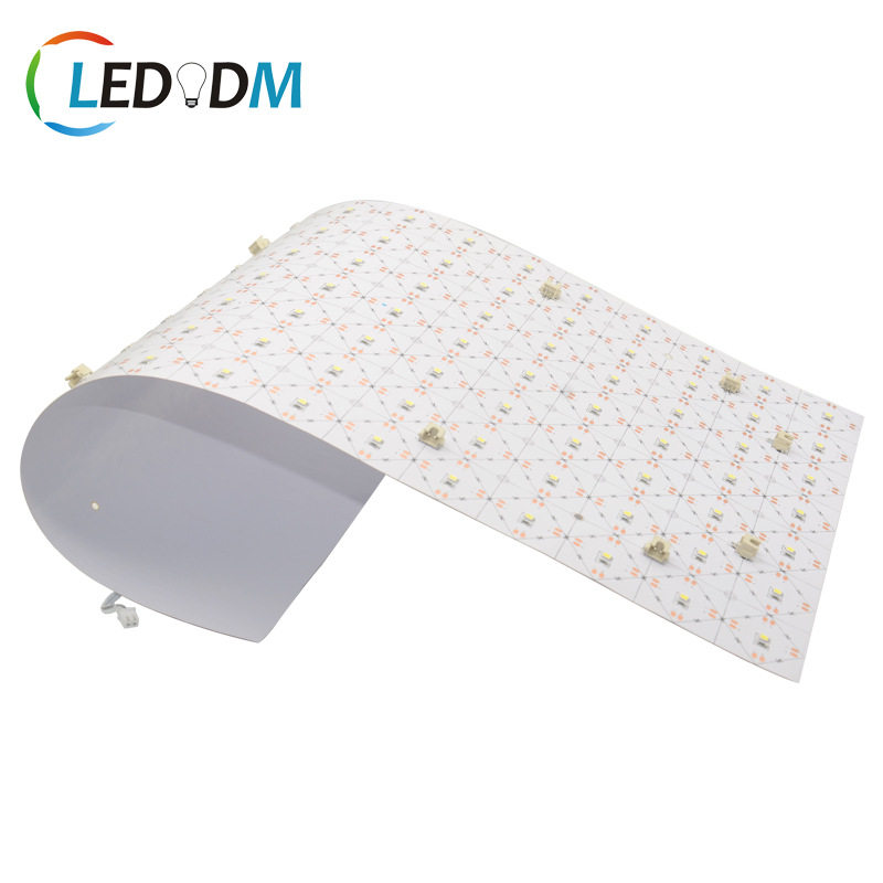 透光led灯板奢石背景光源灯5050灯珠柔性灯片板随意裁剪发光背板