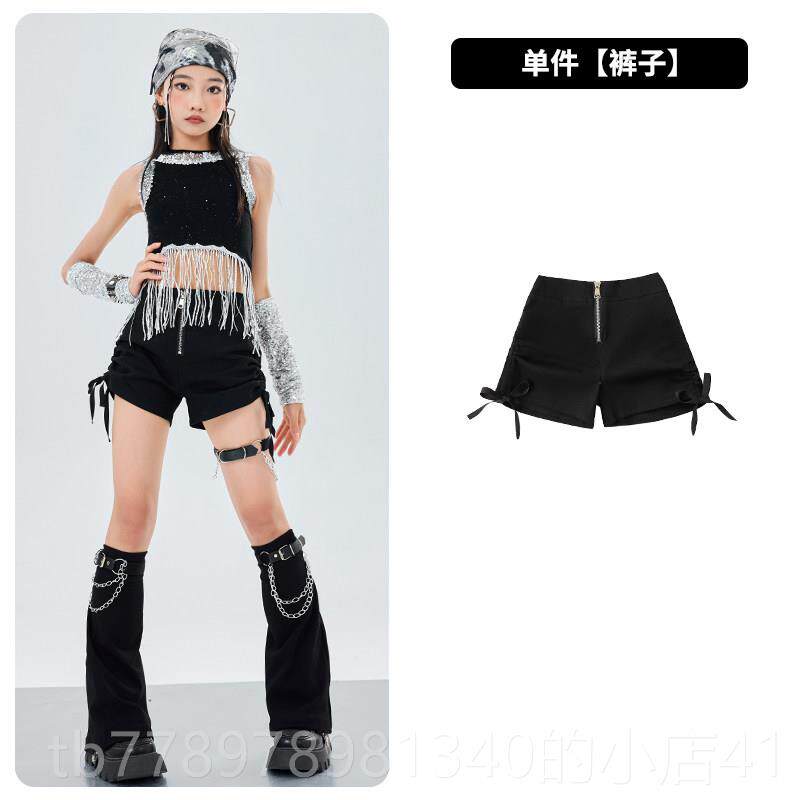 高档女孩士舞新服装潮酷尚时嘻哈舞爵嘻哈时尚服装女孩模特t台儿