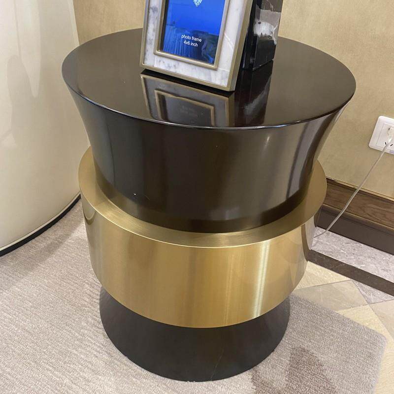 小户型简约沙发边几迷你角落小茶几个性客厅休闲接待圆桌子圆几