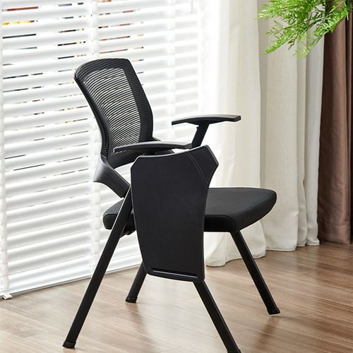 折叠培训椅带桌板会议椅带写字板桌椅一体会议室开会椅培训班椅子