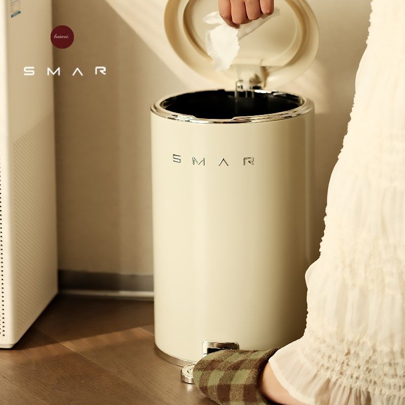 金属手按脚踏垃圾桶家用厨房客厅卫生间卧室办公室洗手间厕所茶室,家庭/个人清洁工具,垃圾桶,淘宝优惠券,粉丝福利购,淘宝优惠卷