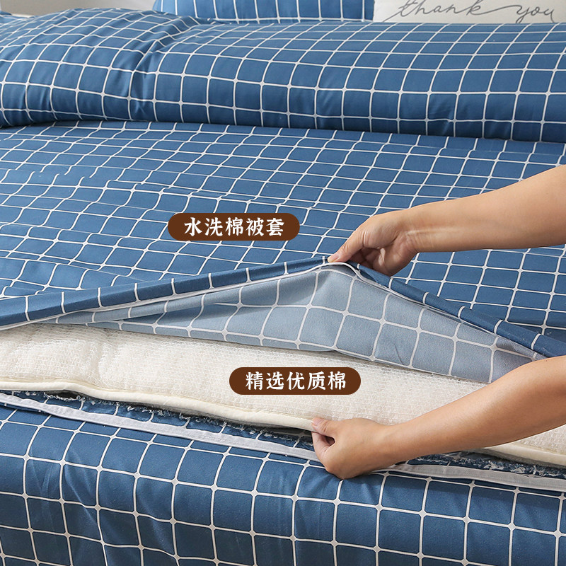 棉絮棉被学生宿舍床垫被棉花被子被芯单人春秋冬被加厚被褥子10斤,床上用品,棉花被,淘宝优惠券,粉丝福利购,淘宝优惠卷