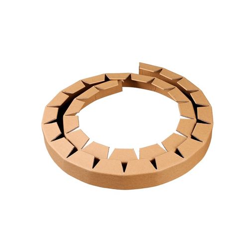 环形纸护角条圆弧形阳角条装修护墙角直转防撞瓷砖打包收边保护条