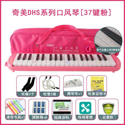 正品DHS口风级琴37者键3键小学生用专业演奏初学吹管乐器幼2儿童