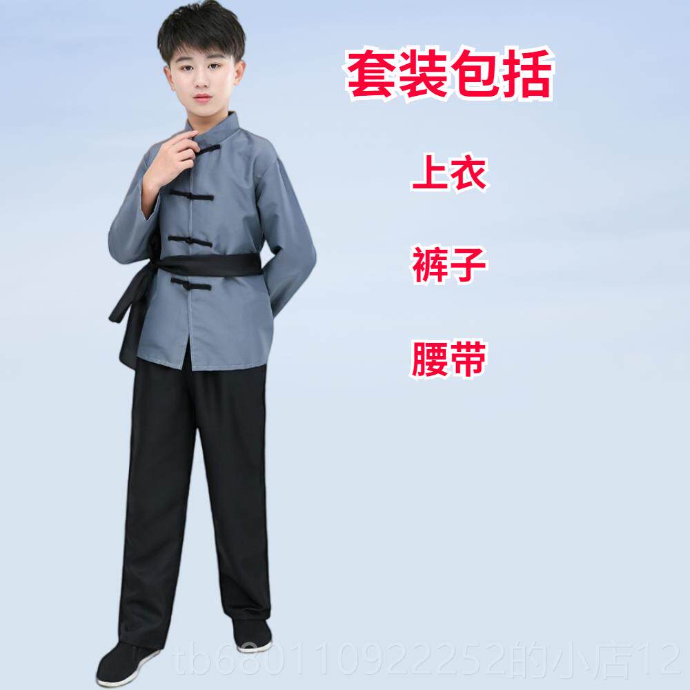 正品民村服儿童姓服乞丐补服农装六、七十年劳动破丁贫困儿童装