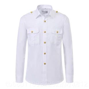 路服白衬衫 乘作服铁路新式 铁路制服男衬衣工高铁员窗口务短袖 正品