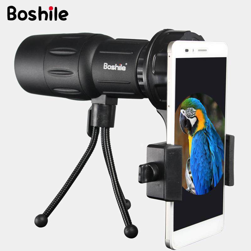 手机望远镜单筒高倍高清10×42 支架拍照迷你望远镜户外