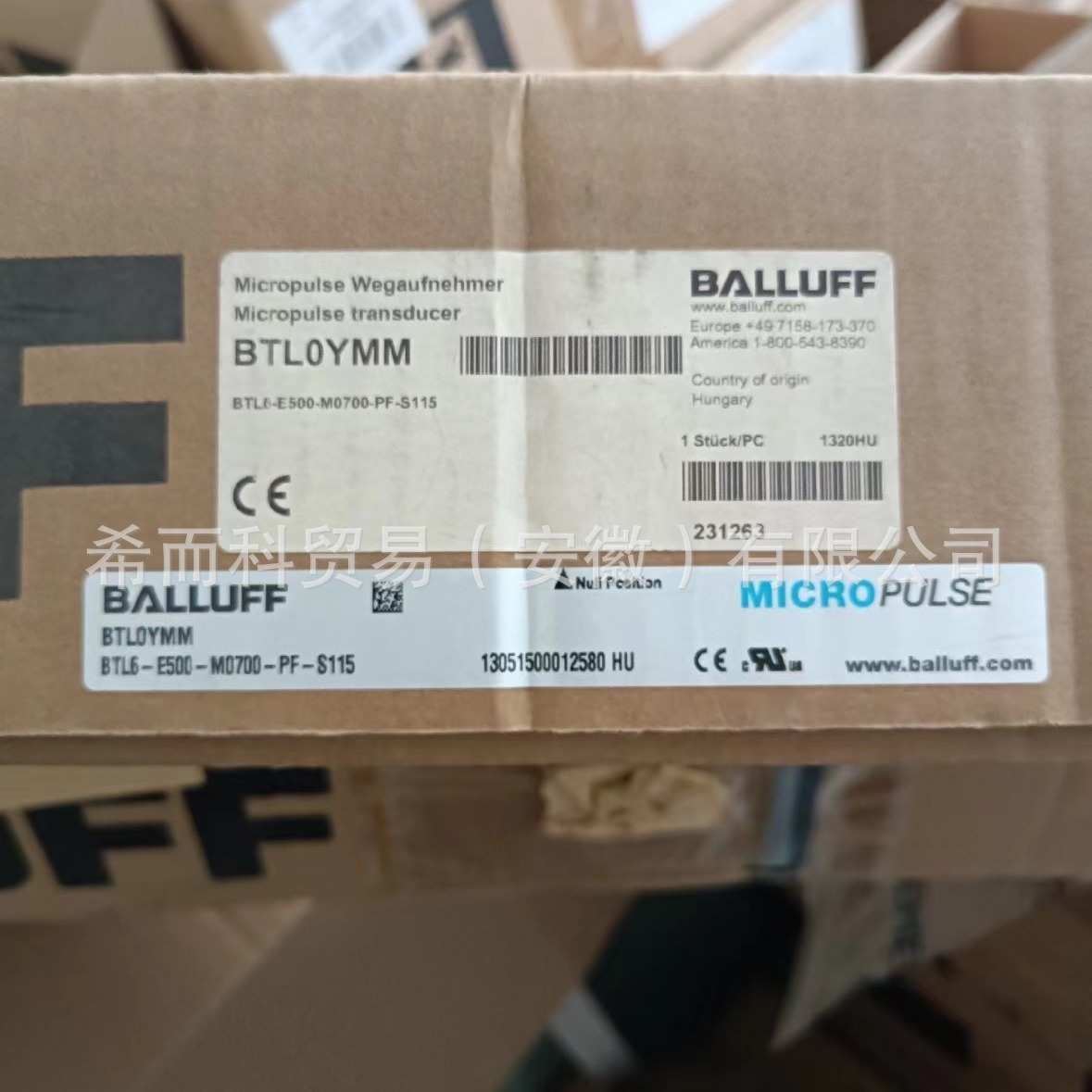 巴鲁夫Balluff BTL6-E500-M0750-PF-S115 巴鲁夫位移传感器
