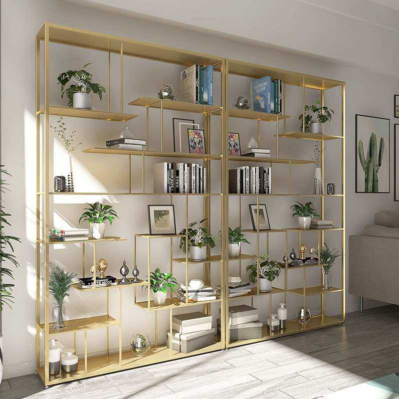 北欧铁艺书架置物架办公室不锈钢储物架客厅多层展示架书柜高挑,3C数码配件,摄像机配件,淘宝优惠券,粉丝福利购,淘宝优惠卷