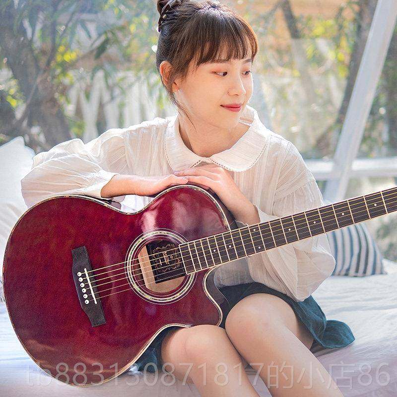 正品04单板初学者寸民谣吉手他女学生男生入门网红41练习新木吉它