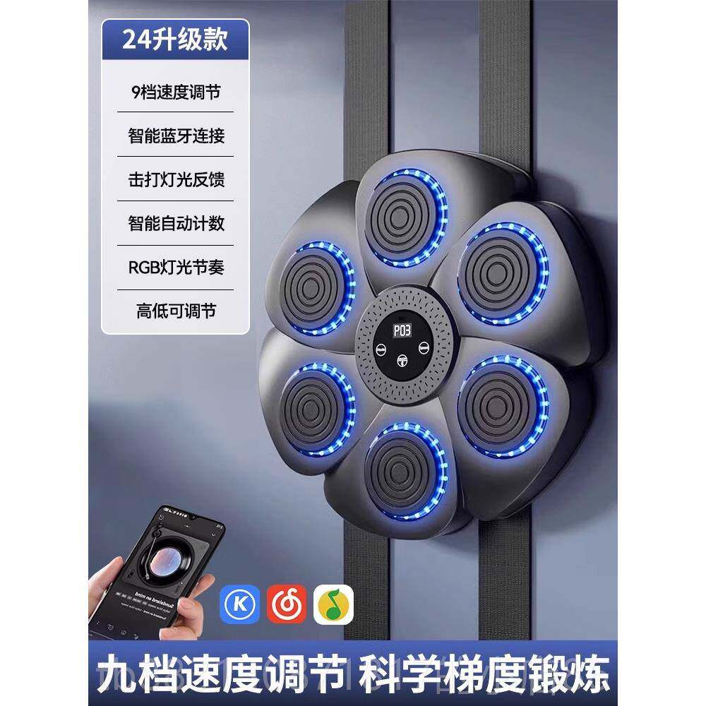 正品六一儿童礼物智能音节乐拳击墙靶用六靶电子拳击机训家器材健