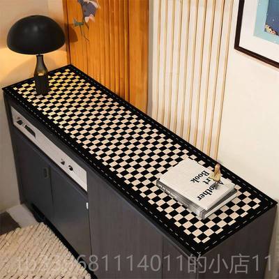 高档欧餐柜边保护垫透明现代简约风台面防防油电视柜桌垫鞋北柜水