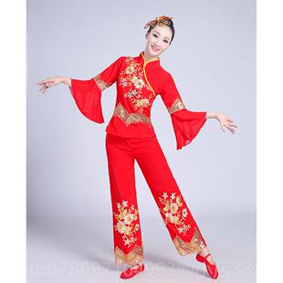 新款广场舞服装20服25中新套装秧表演服装阔腿裤老年舞蹈歌装女性