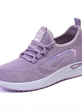 新款老北京布鞋休闲运动跑，适，防滑软底，中老年妈妈平底鞋鞋，