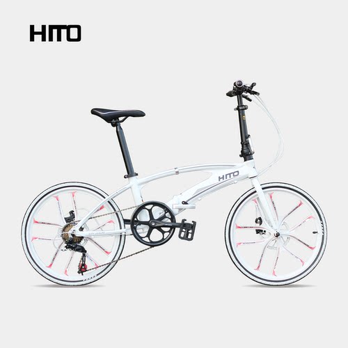 德国HITOX6折叠自行车22寸7速